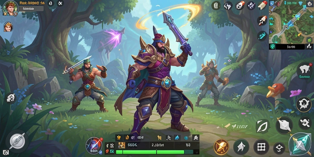 Tampilan gameplay menarik dari 66K yang menggambarkan petualangan seru dalam MMORPG.