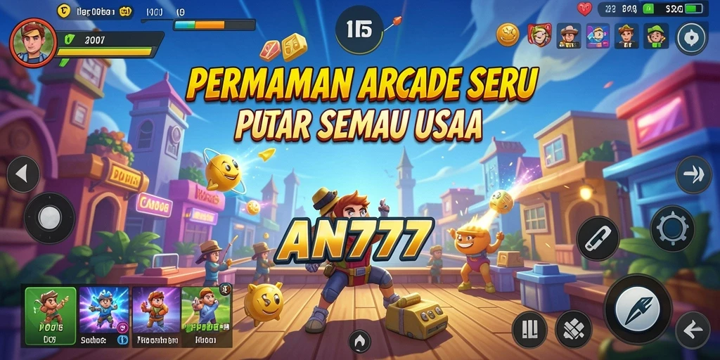 Tampilan gameplay seru dan mendebarkan dari AN777.