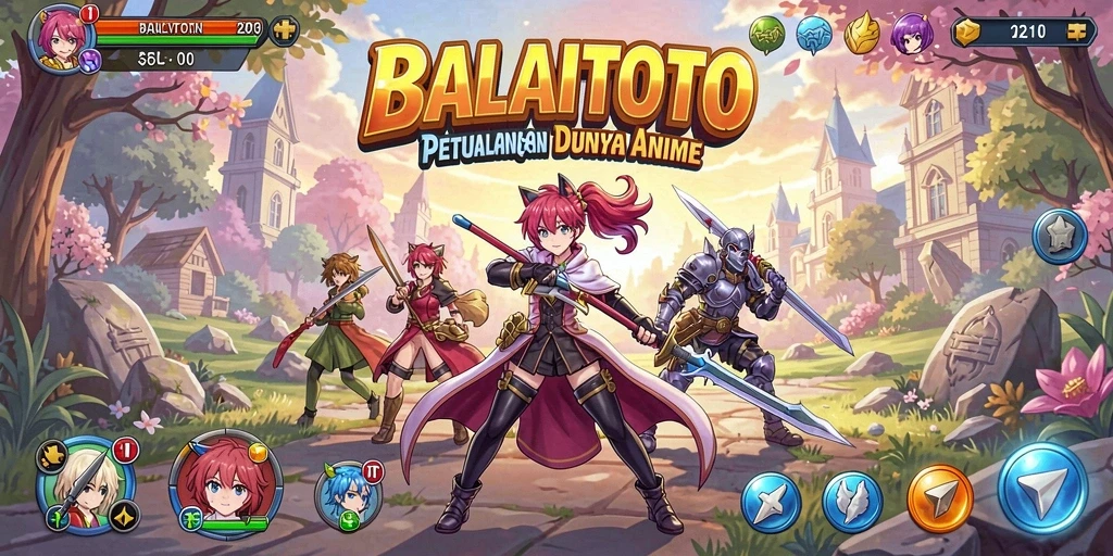 Tampilan gameplay BALAITOTO yang dinamis dan penuh warna.