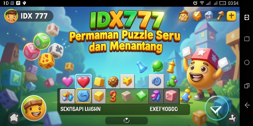 Gameplay seru dan menantang dari IDX777 yang menguji otak.