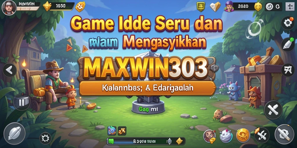 Tampilan gameplay seru dari MAXWIN303 dengan elemen Idle.