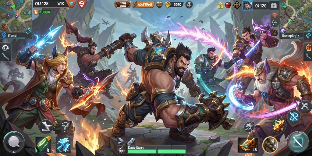 Tampilan menarik dari gameplay OLX128 yang mendebarkan.