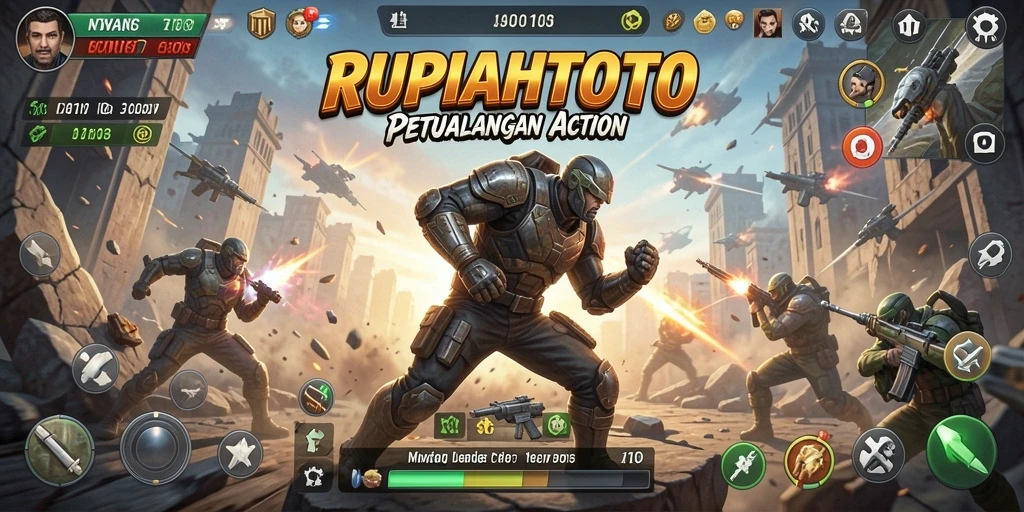 Screenshot gameplay RUPIAHTOTO dengan aksi mendebarkan dan grafis yang memukau.
