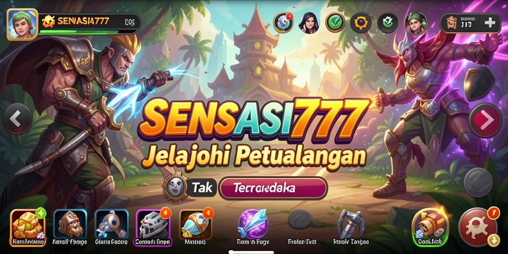 Tangkapan layar dari gameplay SENSASI777 yang mendebarkan dan penuh aksi.